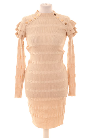 Beiges Kleid