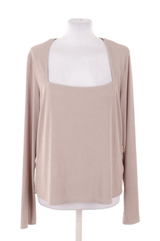 Beigefarbene Bluse