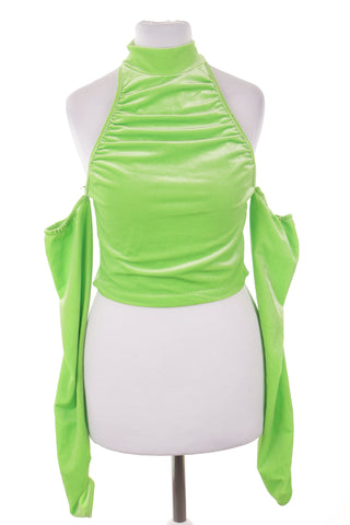 Seledonfarbene Bluse