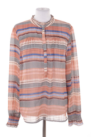 Bluse mit Streifen