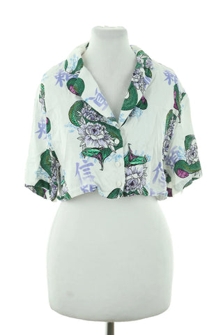 Bluse mit Muster