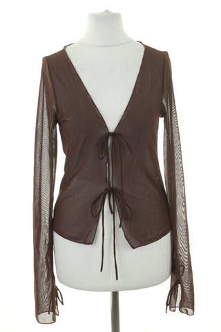 Schokoladenfarbene Bluse