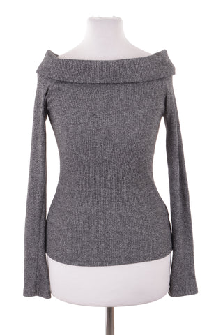 Graue Bluse