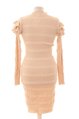 Beiges Kleid