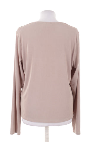 Beigefarbene Bluse