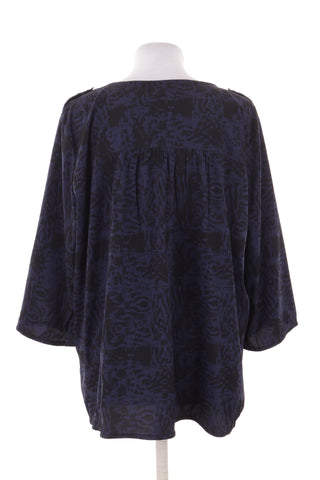 Weiße Bluse aus 100 % Leinen