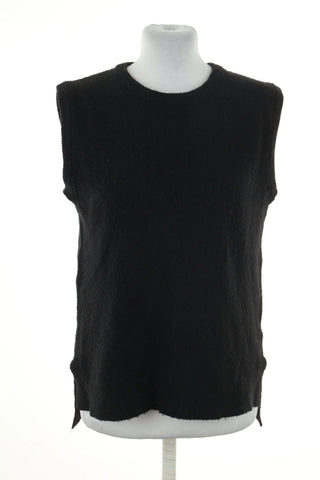 Schwarze Strickweste