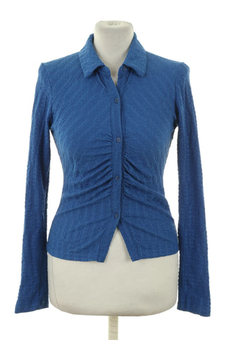 Blaue Bluse