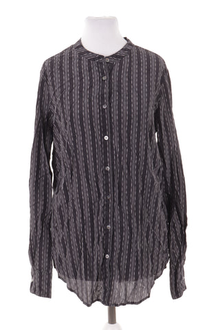 Gestreifte Bluse, 93 % Seide