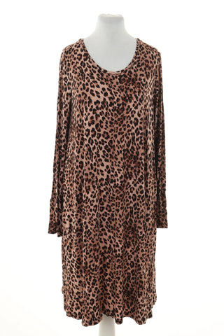 Leopardenmuster Kleid