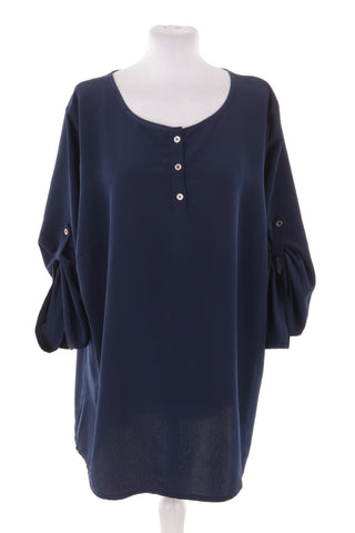 Marineblaue Bluse