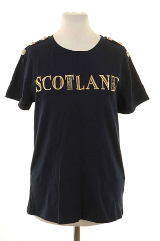 Dunkelblaue Bluse