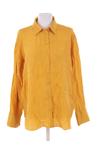 Gelbe Bluse 100% Seide