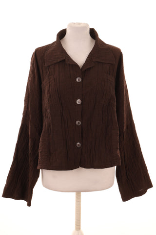 Schokoladenfarbene Bluse