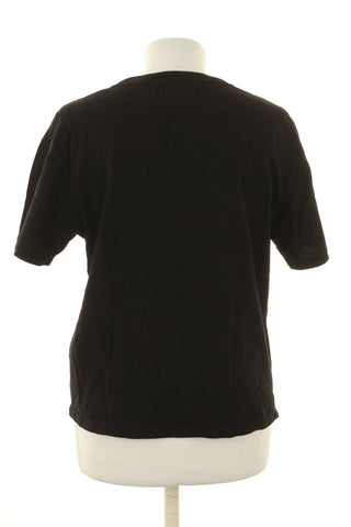 Schwarzes Blusentop