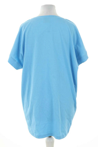 Blaue Bluse