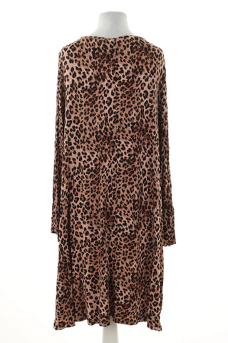 Leopardenmuster Kleid