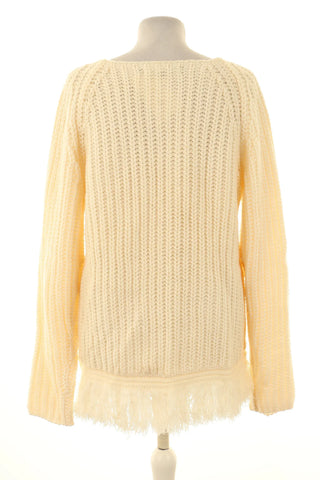Cremefarbener Pullover