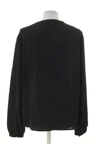 Schwarzes Blusentop