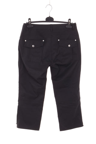 Schwarze Caprihosen