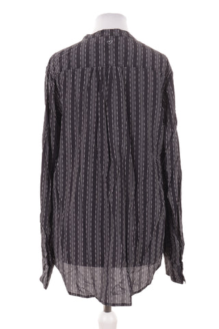 Gestreifte Bluse, 93 % Seide