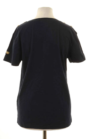 Dunkelblaue Bluse