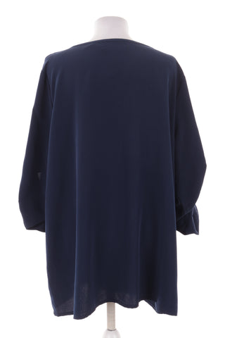 Marineblaue Bluse