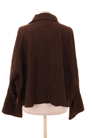 Schokoladenfarbene Bluse