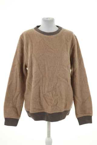Beiger Pullover 65% Wolle, 10% Mohair