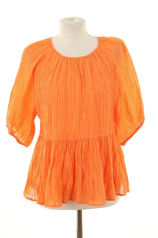 Orange Bluse