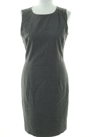 Graues Kleid 44% Wolle