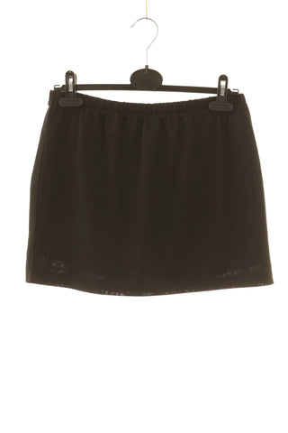 Schwarze Rock-Shorts