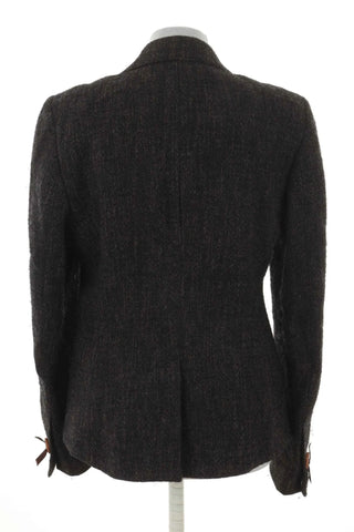 Melierter Blazer 20% Wolle, 14% Kaschmir, 7% Leinen