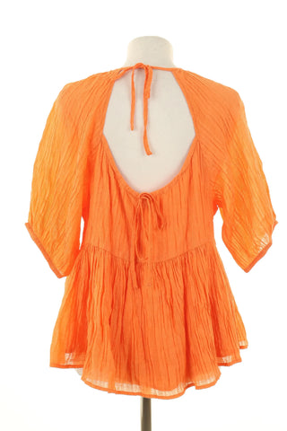 Orange Bluse