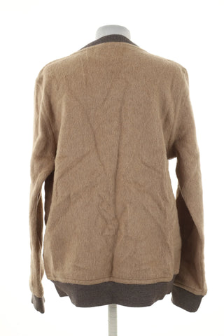 Beiger Pullover 65% Wolle, 10% Mohair