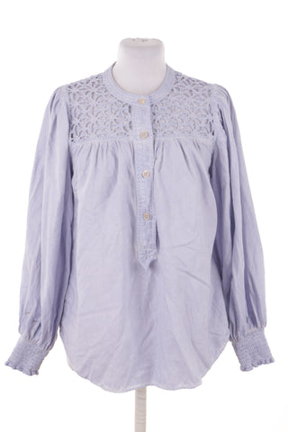 Blaue Bluse