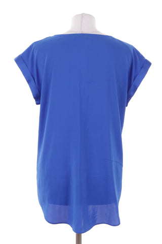 Blaue Bluse