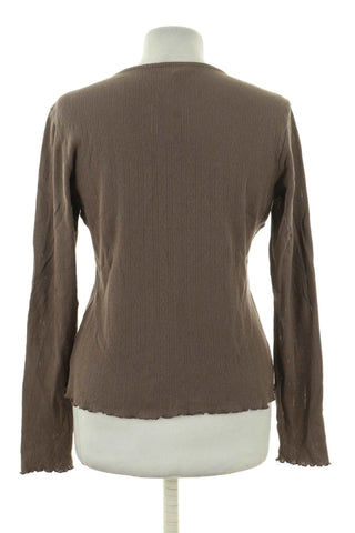 Braune Bluse
