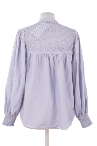 Blaue Bluse