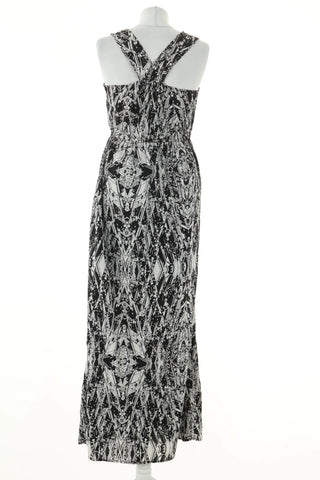 Schwarzes Kleid mit Muster