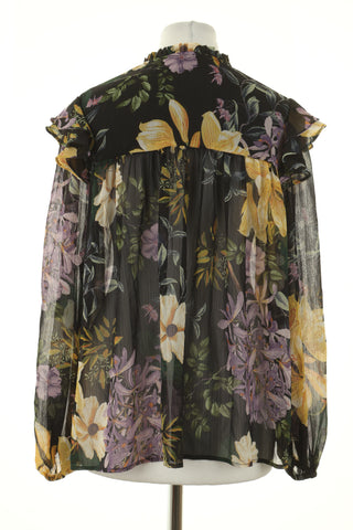 Bluse mit Blumenmuster