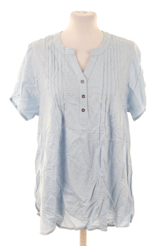 Blaue Bluse