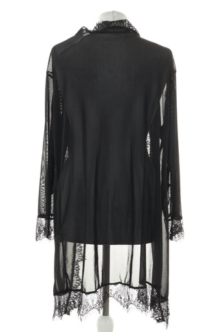 Schwarze Überwurfjacke