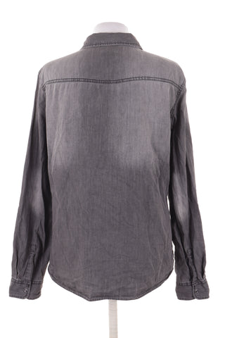 Graue Bluse, 19 % Lyocell