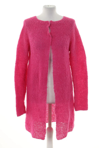 Fuchsienfarbener Cardigan