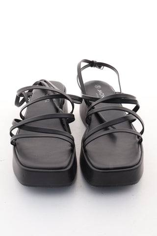 Schwarze Sandalen
