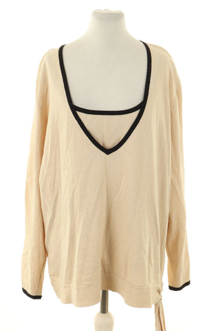Beiger Pullover
