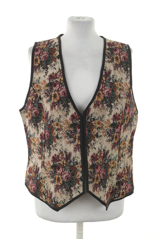 Weste mit Blumenmuster