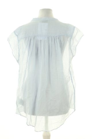 Blaue Bluse