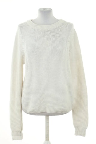 Weißer Pullover